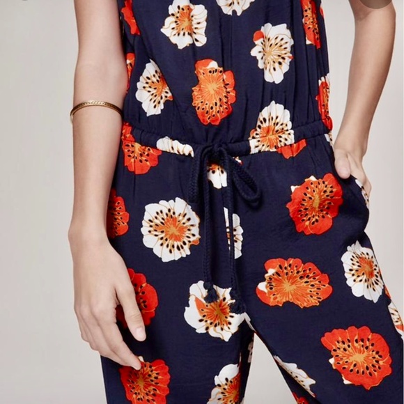LOFT Other - Loft Forever Navy Bloomtime Jumpsuit